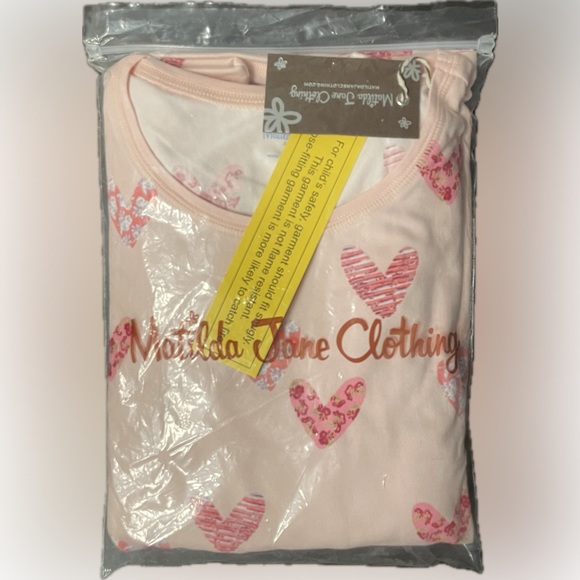❌SOLD 💕NWT Matilda Jane Hearts « Fairy Dust Allover » Pajamas Girl's Size 14 - Picture 6 of 9